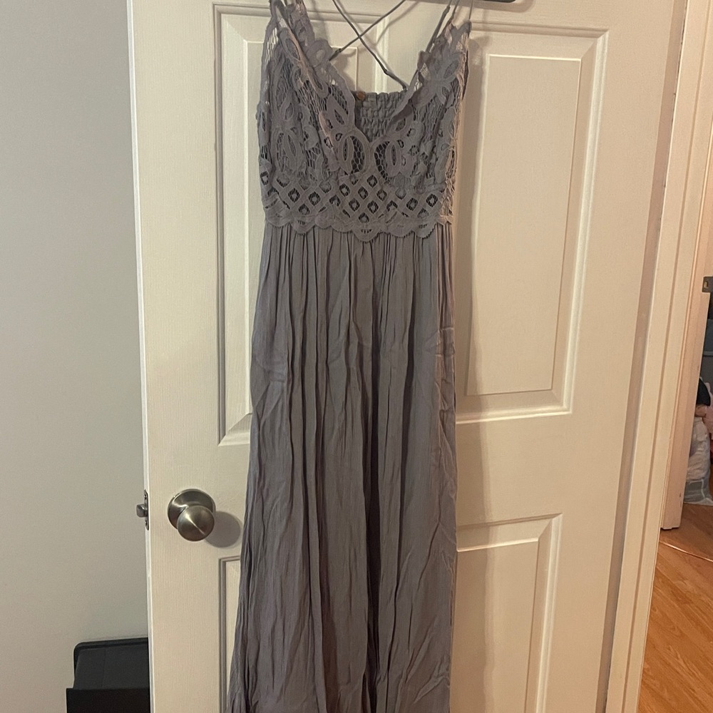 Free People One Adella Maxi Slip dress